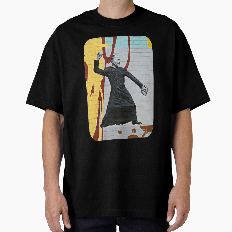 Sporty Priest T-Shirt - Custom Art Print Men Women - T-Shirt, Sweatshirt, Hoodie