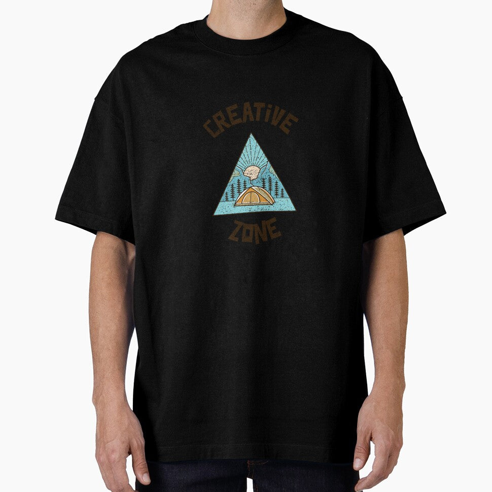 Creative Zone Camp Design by greener designs - Adult & Kids T-Shirts, Sweatshirts & Hoodies apparel design preview 1