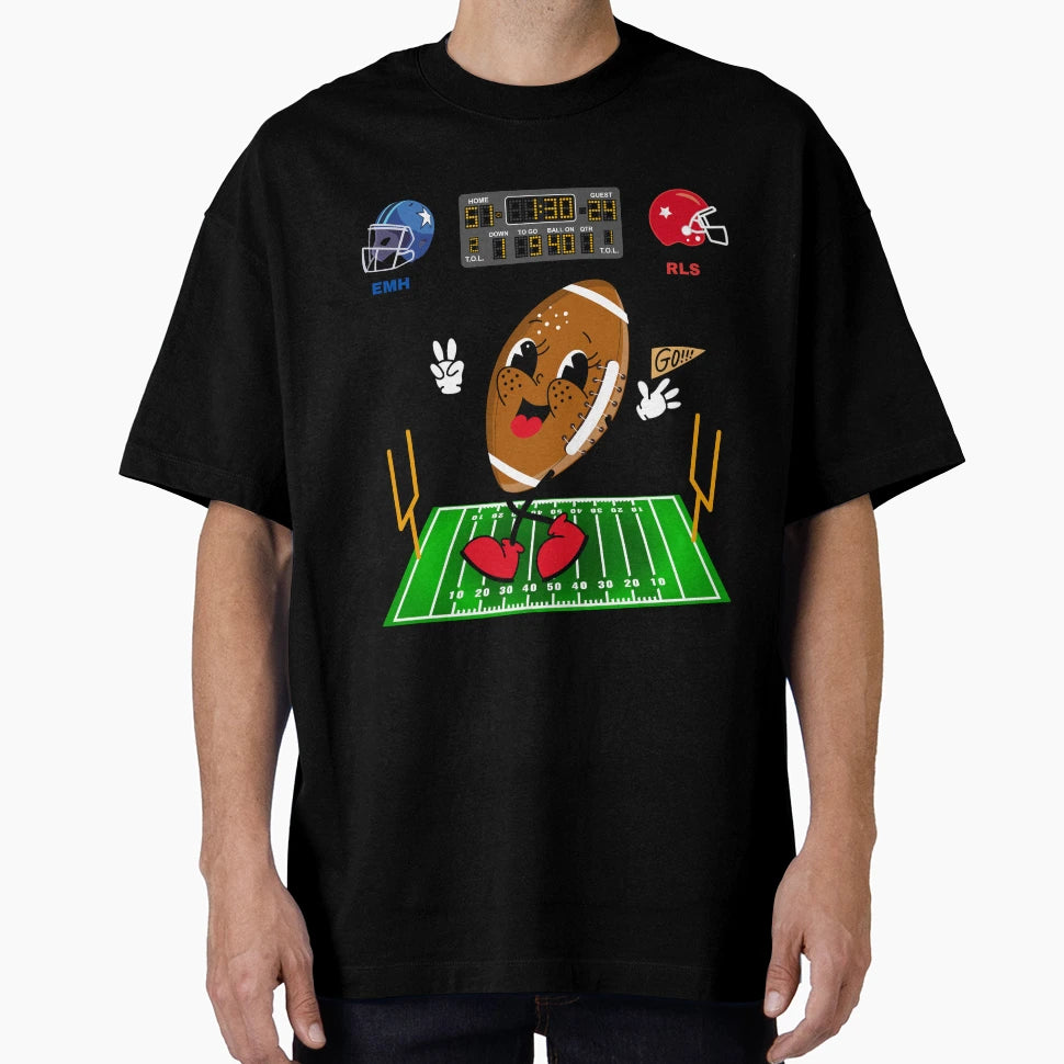 How American Football Game Begins T-Shirt - Streetwear Style for Adults - T-Shirt, Sweatshirt, Hoodie
