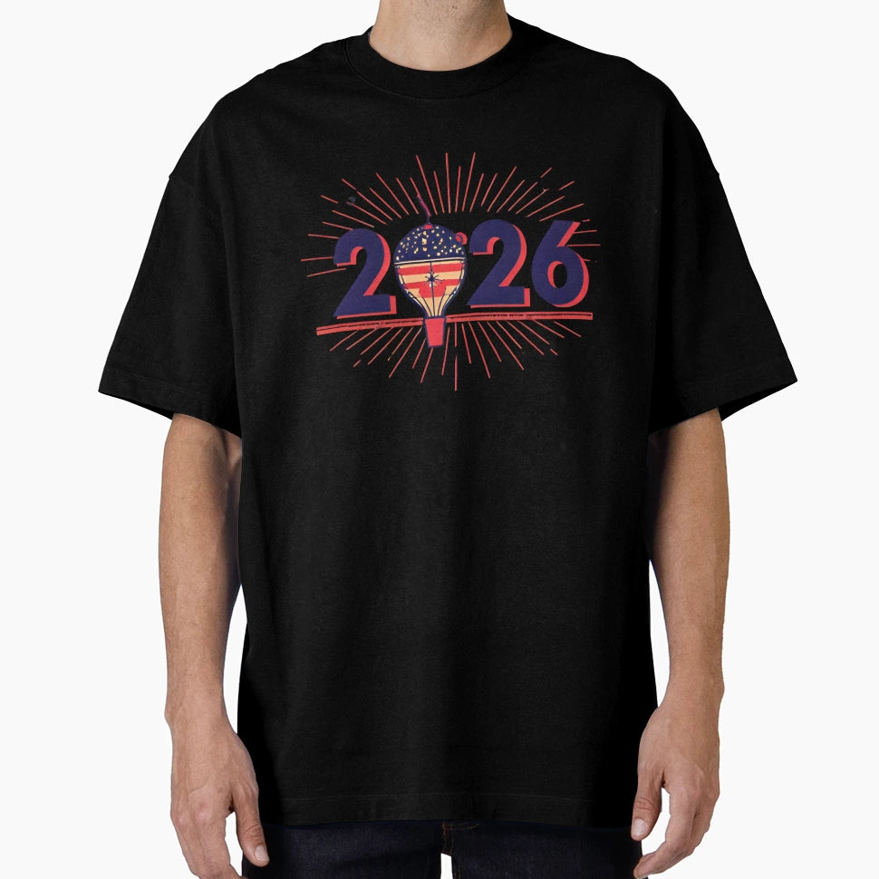 Usa New Year 2026 Joyful Events T-Shirt - Fun Novelty Design Unisex - T-Shirt, Sweatshirt, Hoodie