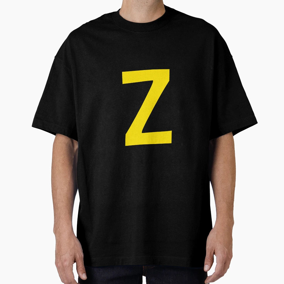 Yellow Color Letter Z T-Shirt - Fun Novelty Design Unisex - T-Shirt, Sweatshirt, Hoodie