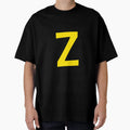 Yellow Color Letter Z T-Shirt - Fun Novelty Design Unisex - T-Shirt, Sweatshirt, Hoodie