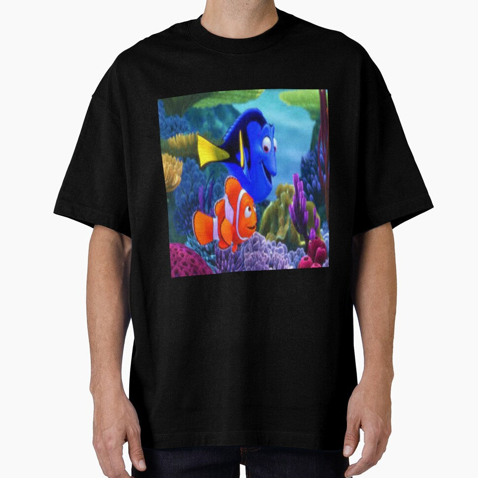 Happy Talking Fishes In Water Design by Sameer - Adult & Kids T-Shirts, Sweatshirts & Hoodies apparel design preview 1