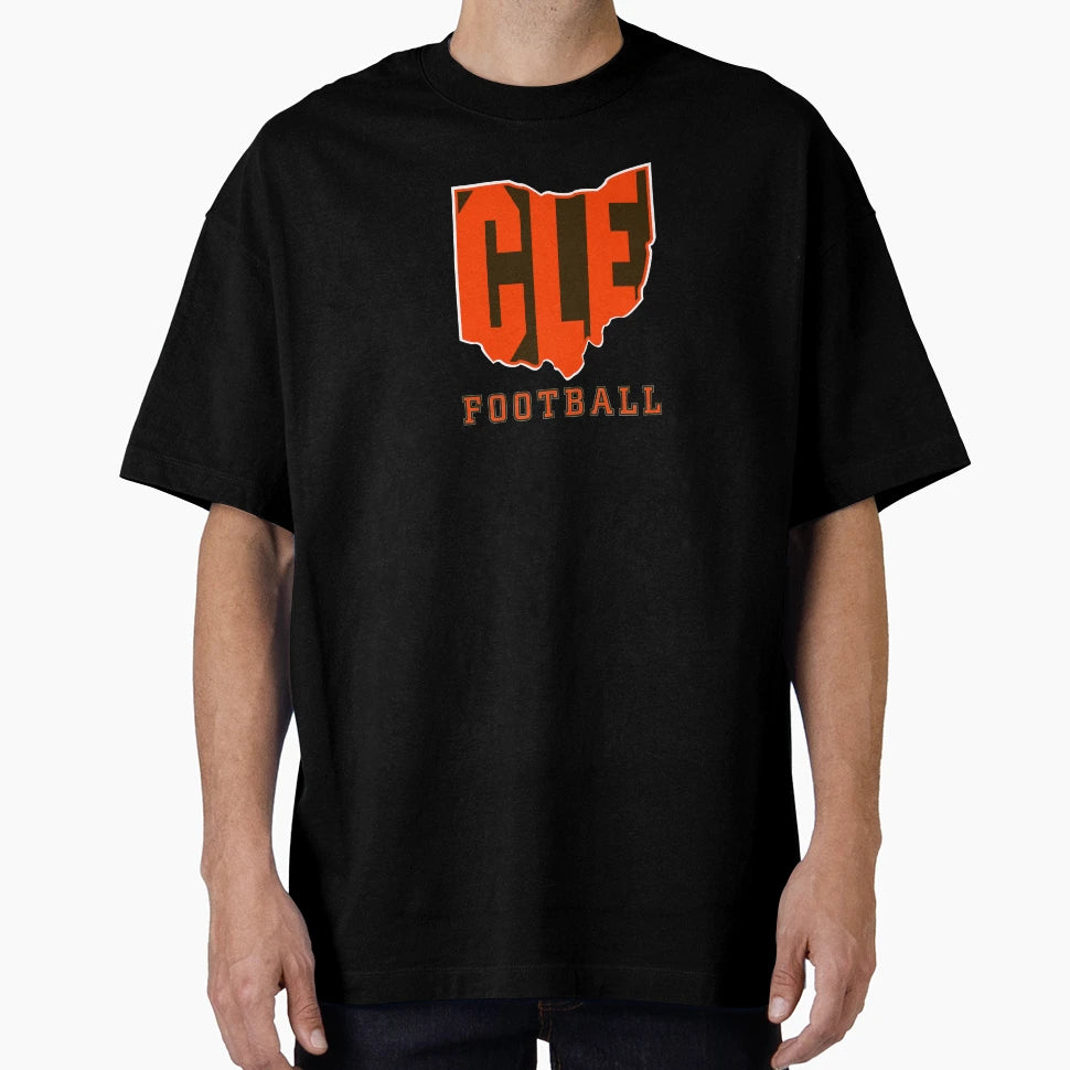 Cle Football T-Shirt - Fun Novelty Design Unisex - T-Shirt, Sweatshirt, Hoodie