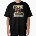 POWERED BY COFFEE AND AUDIOBOOKS clockedoutwearshop - Adult & Kids T-Shirts, Sweatshirts & Hoodies apparel design preview 1