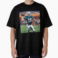 Quarterback Pass Gridiron Football T-Shirt - Custom Art Print Men Women - T-Shirt, Sweatshirt, Hoodie