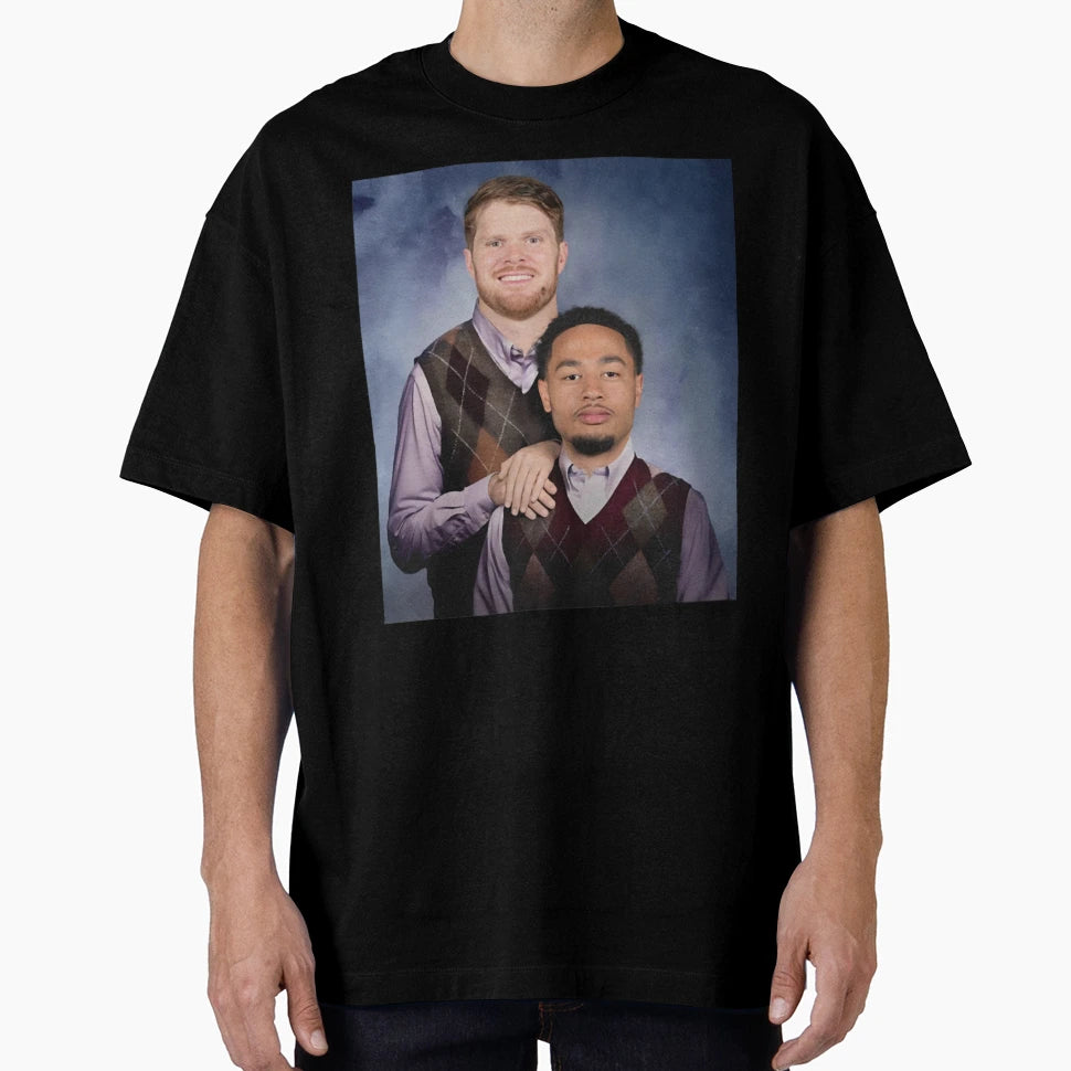 Sam Darnold Jaxon Smith Njigba Football T-Shirt - Streetwear Style Unisex - T-Shirt, Sweatshirt, Hoodie