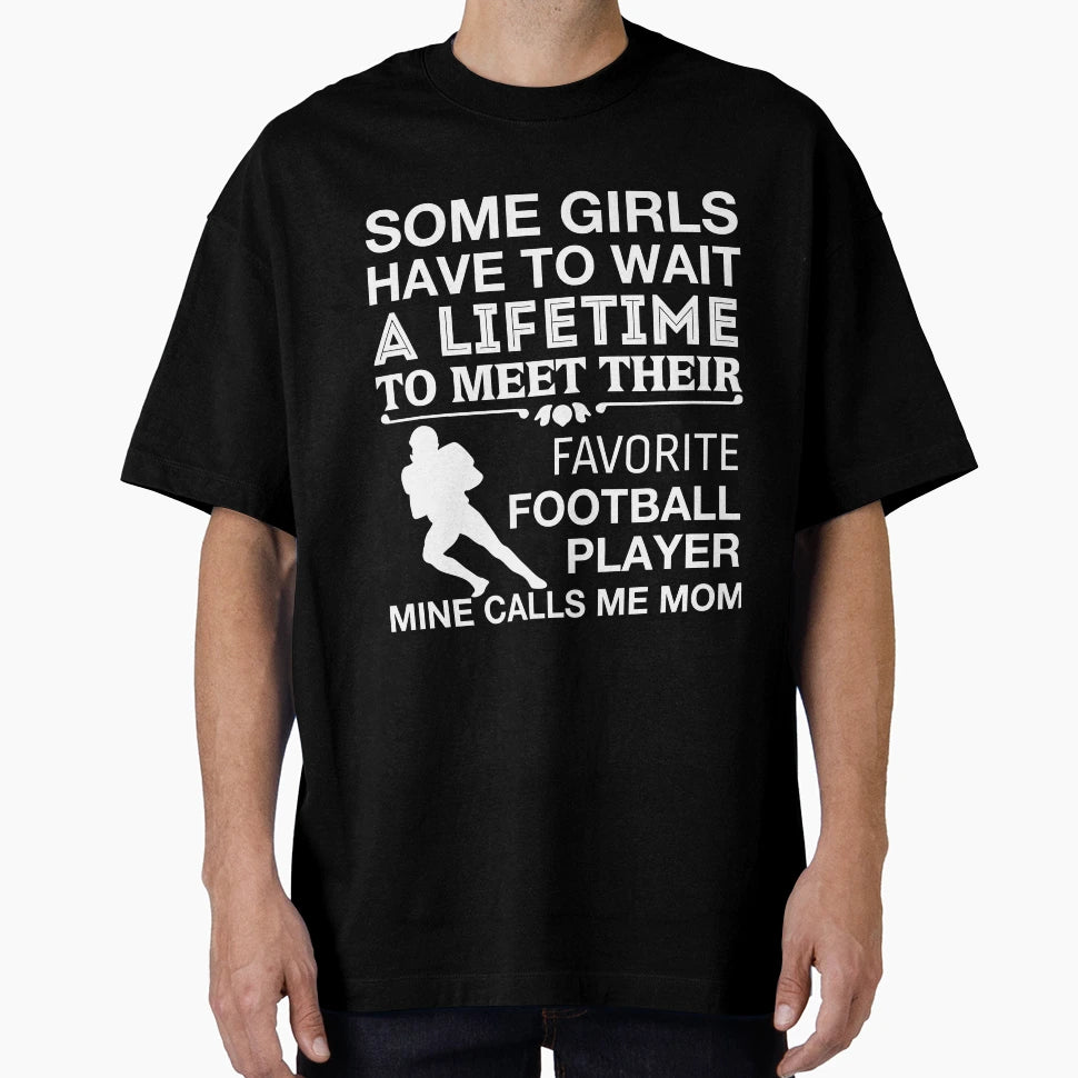 My Favorite Football Player Calls Me T-Shirt - Custom Art Print for Adults - T-Shirt, Sweatshirt, Hoodie