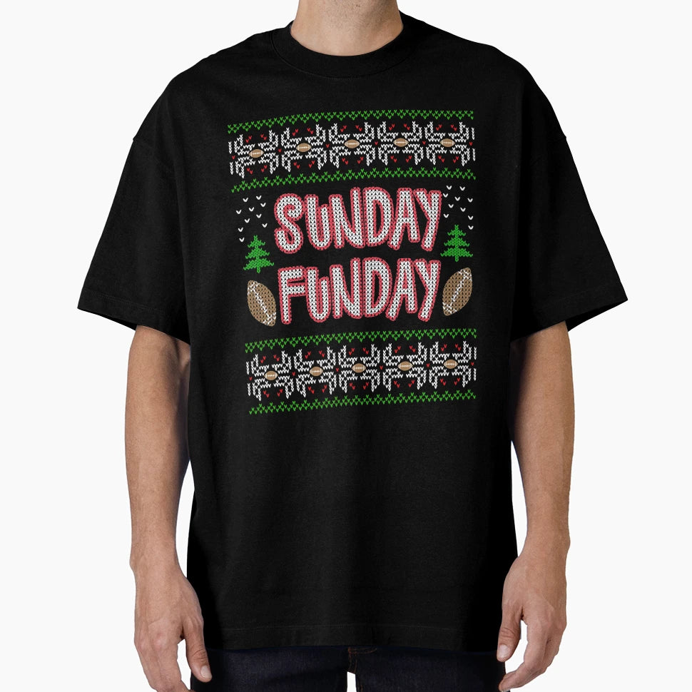 Sunday Funday Ugly T-Shirt - Aesthetic Graphic for Adults - T-Shirt, Sweatshirt, Hoodie