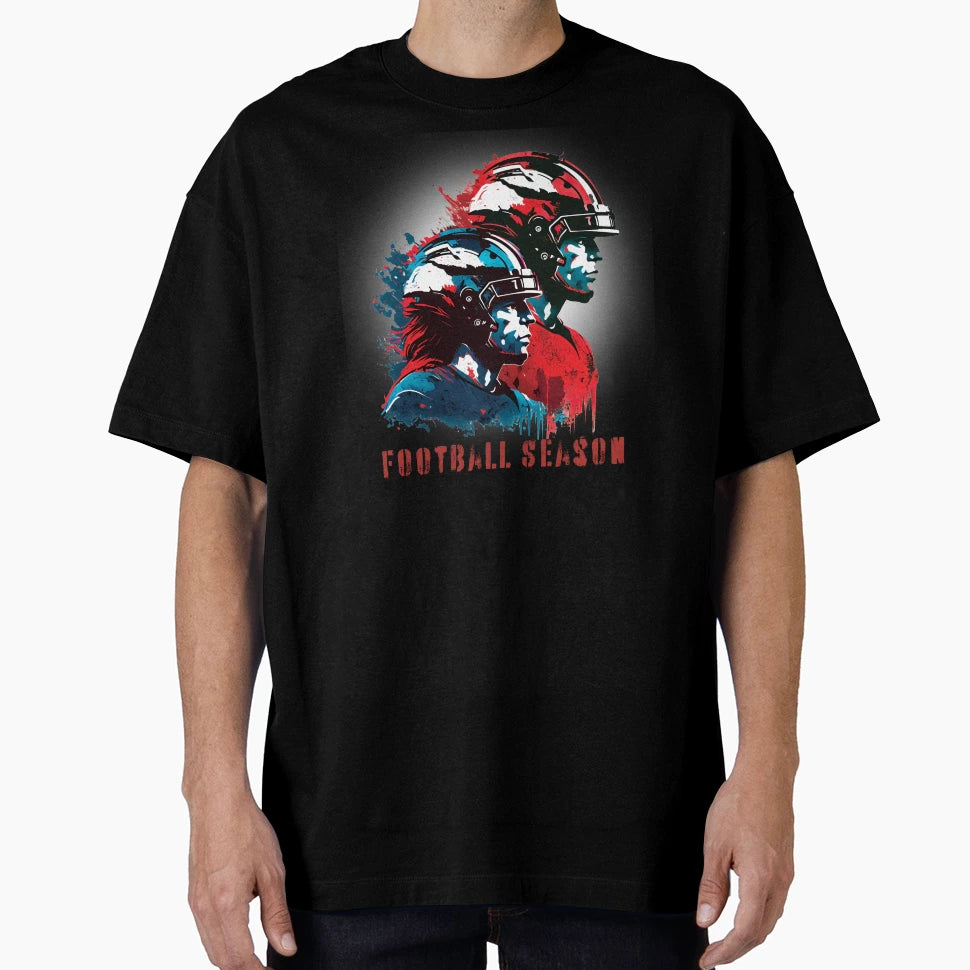 Football Season T-Shirt - Minimalist Print Men Women - T-Shirt, Sweatshirt, Hoodie