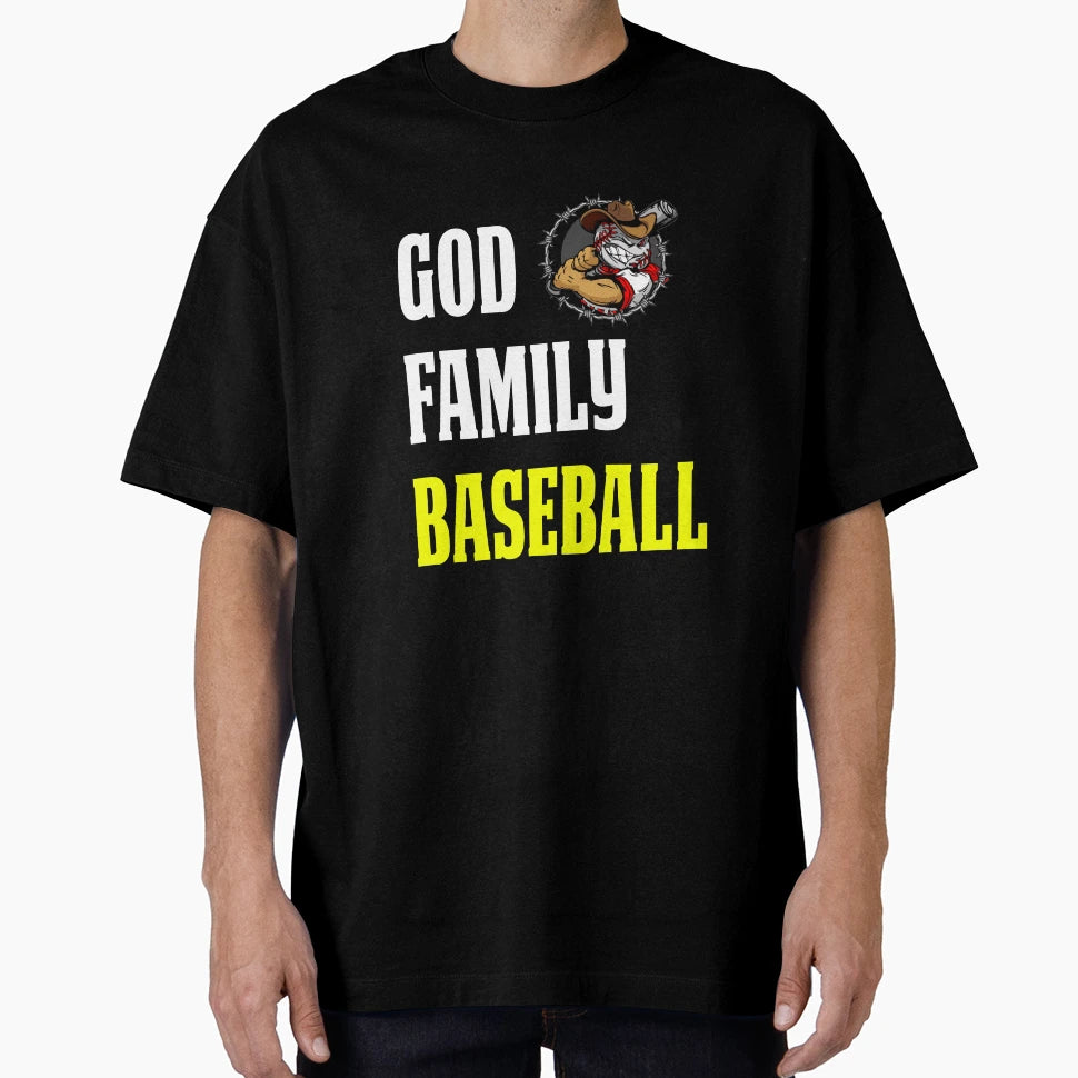 Baseball God Family Baseball T-Shirt - Minimalist Print Unisex - T-Shirt, Sweatshirt, Hoodie