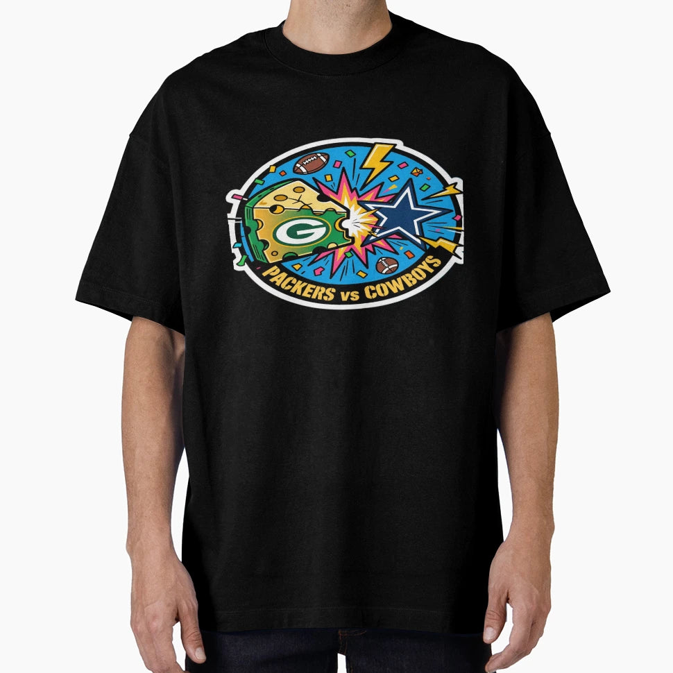 Packers Vs Cowboys T-Shirt - Unique Graphic Unisex - T-Shirt, Sweatshirt, Hoodie