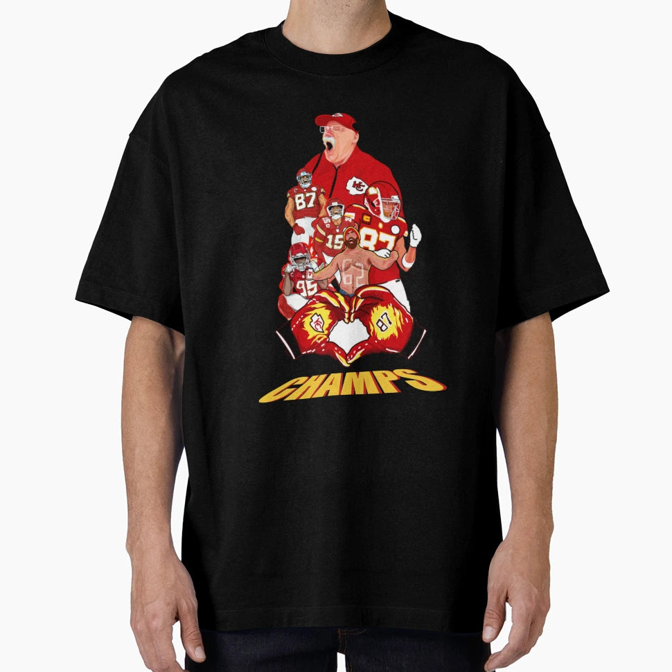 Kansas City Chiefs T-Shirt - Graphic Print for Adults - T-Shirt, Sweatshirt, Hoodie