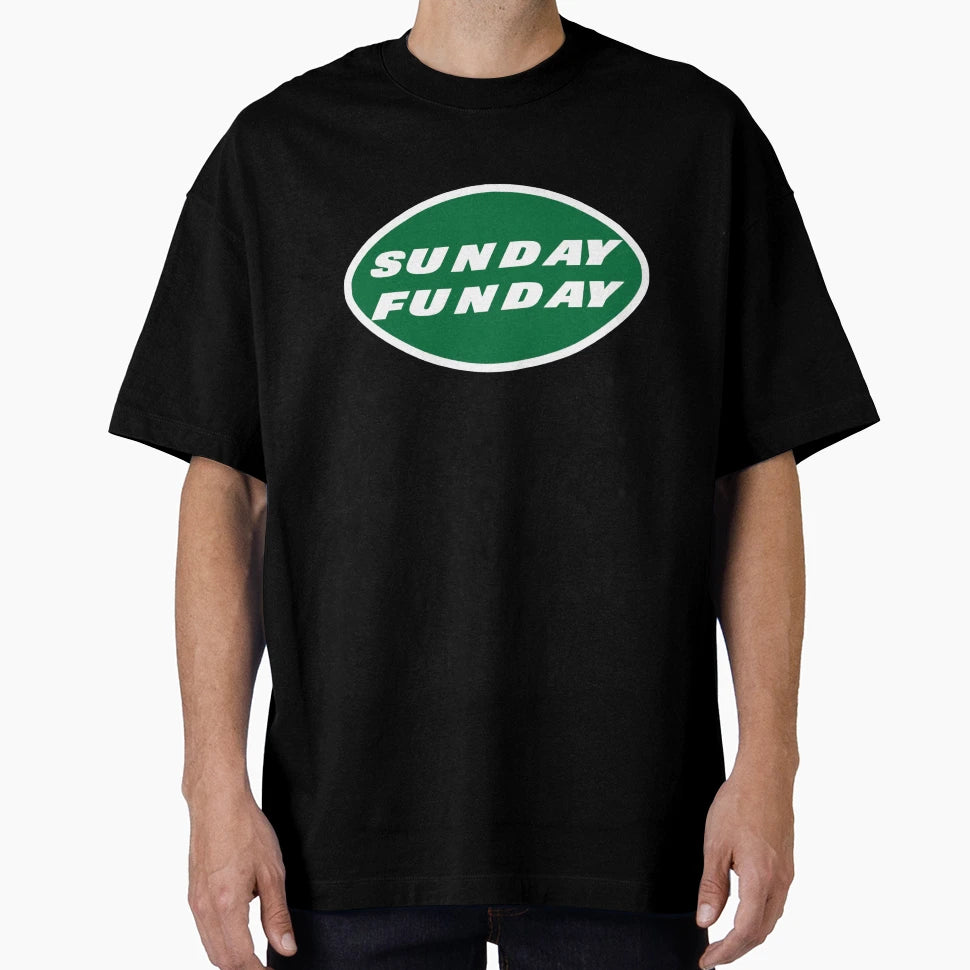 Jets Sunday Funday Logo T-Shirt - Casual Everyday Wear for Adults - T-Shirt, Sweatshirt, Hoodie