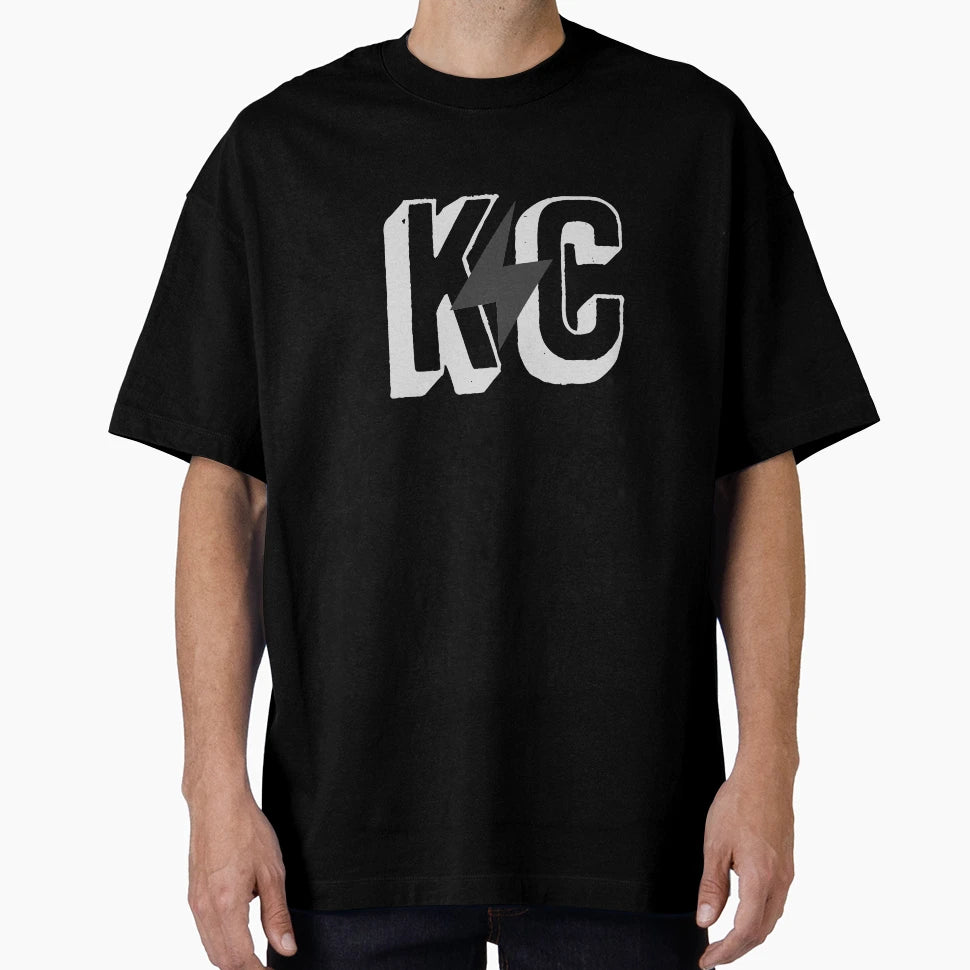 Kc Lightning Light Grey T-Shirt - Unique Graphic for Adults - T-Shirt, Sweatshirt, Hoodie