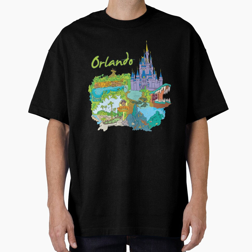 Orlando Florida Beautiful Places Around The World by - Adult & Kids T-Shirts, Sweatshirts & Hoodies apparel design preview 1