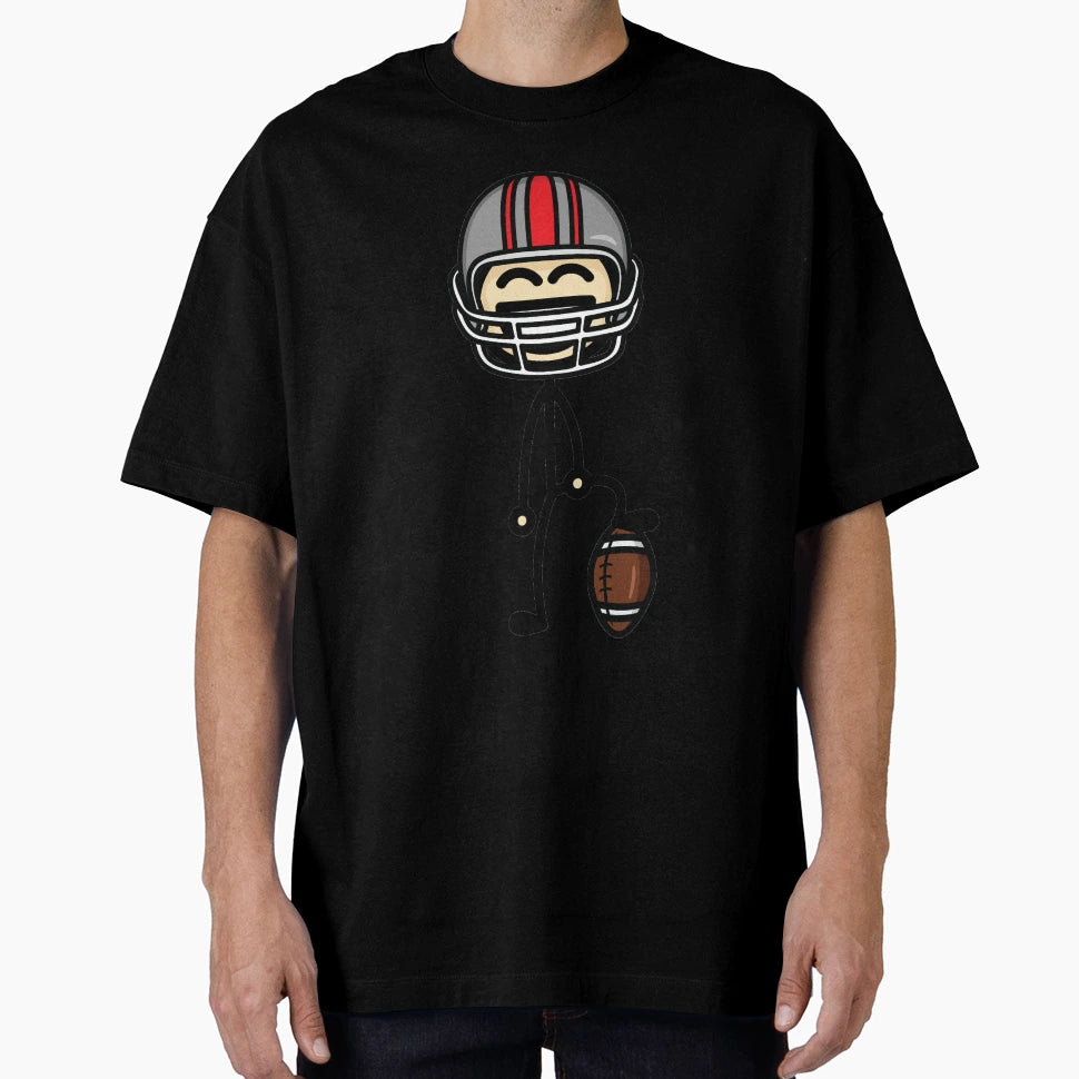 Football Player T-Shirt - Novelty Apparel for Adults - T-Shirt, Sweatshirt, Hoodie