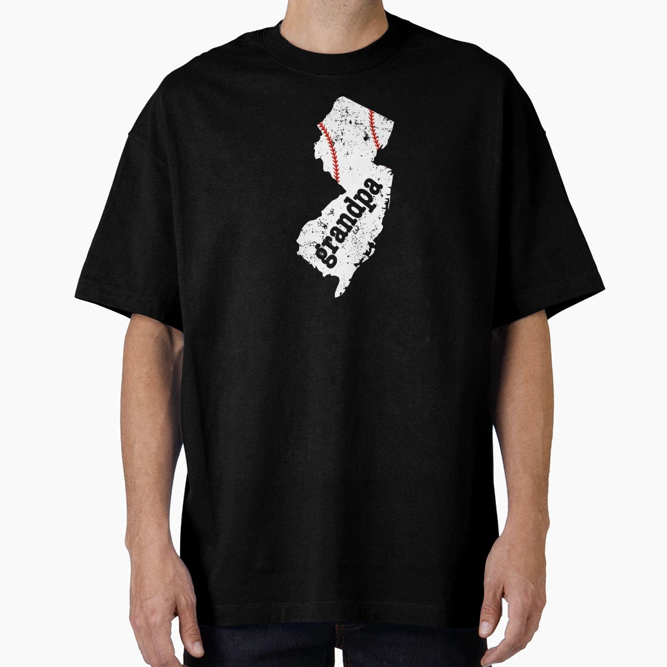Best Grandpa Baseball New Jersey T-Shirt - Minimalist Print for Adults - T-Shirt, Sweatshirt, Hoodie