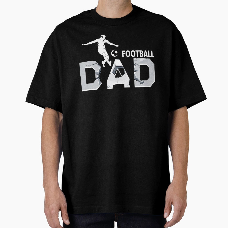 Football Dad Fathers Day Gift T-Shirt - Casual Everyday Wear for Adults - T-Shirt, Sweatshirt, Hoodie
