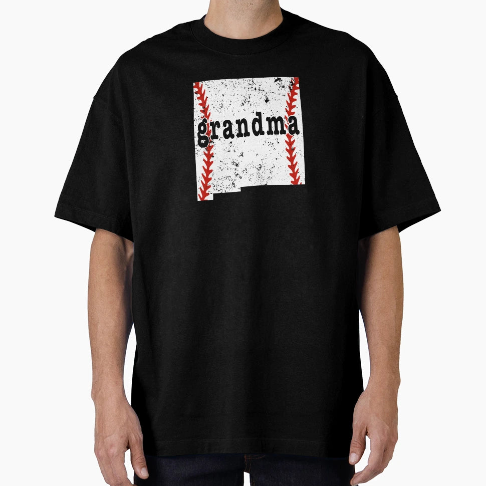 Baseball Grandma North Mexico T-Shirt - Minimalist Print for Adults - T-Shirt, Sweatshirt, Hoodie