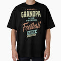 Grandpa Football Player T-Shirt - Aesthetic Graphic Men Women - T-Shirt, Sweatshirt, Hoodie