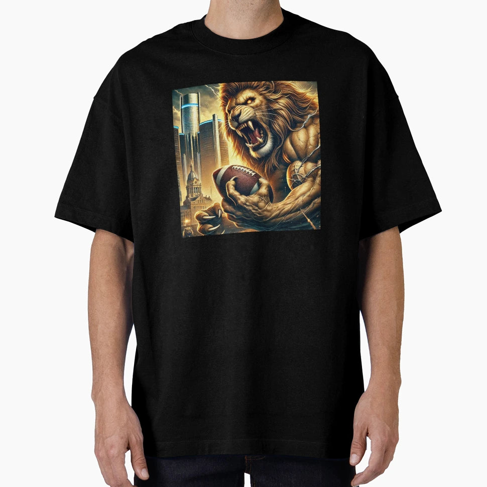 Detroit Football T-Shirt - Novelty Apparel Men Women - T-Shirt, Sweatshirt, Hoodie