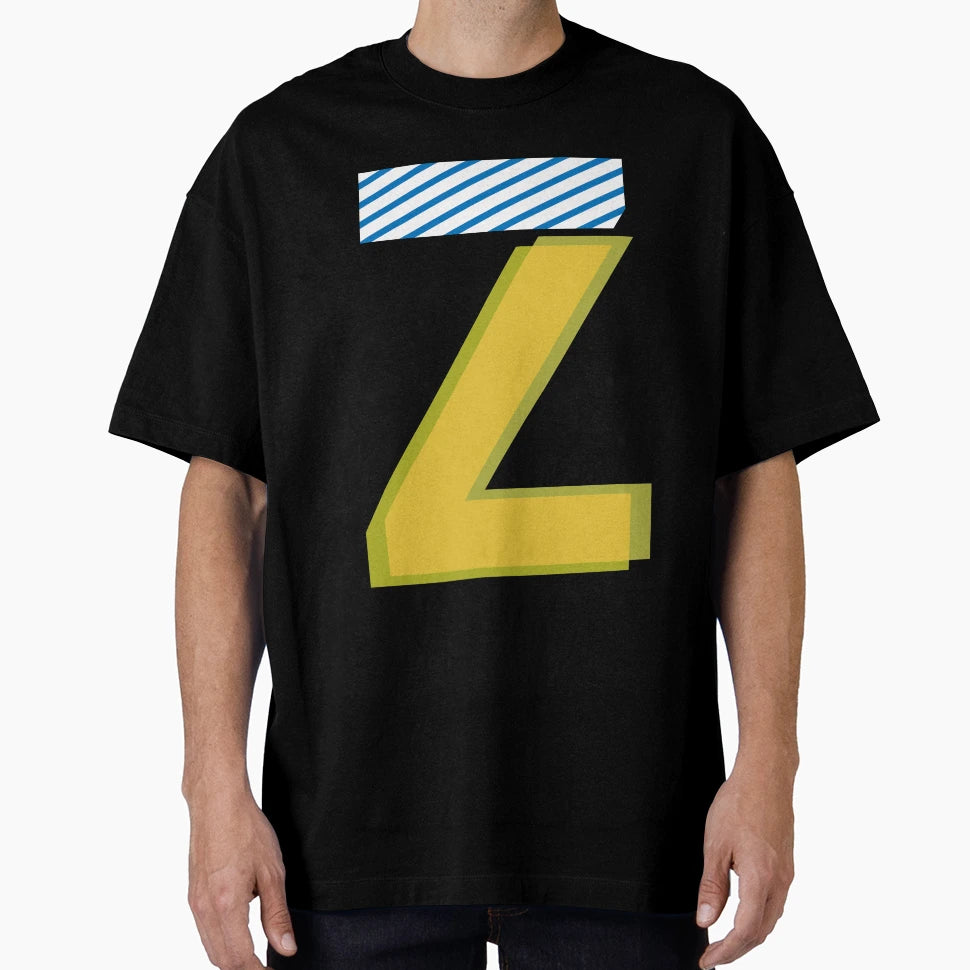 Yellow And Blue Zeta Z T-Shirt - Custom Art Print Unisex - T-Shirt, Sweatshirt, Hoodie