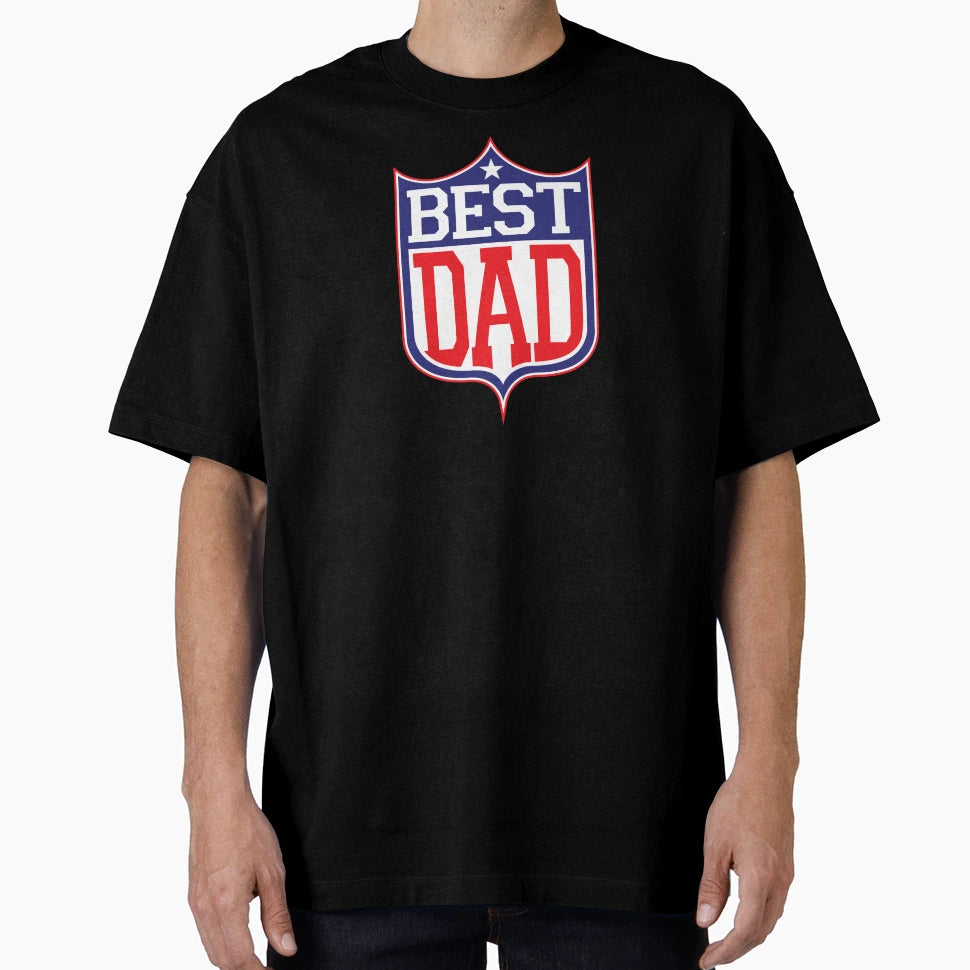 Best Dad Football T-Shirt - Unique Graphic Men Women - T-Shirt, Sweatshirt, Hoodie