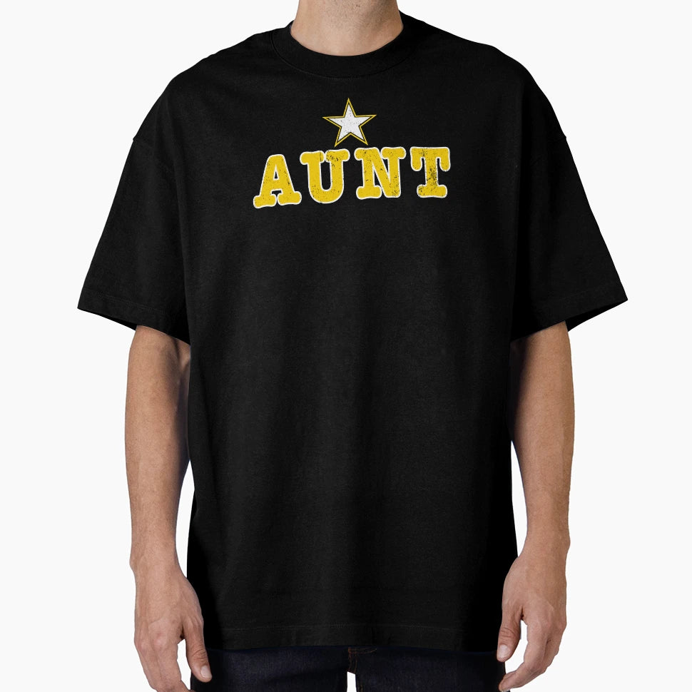 Army Aunt Army Shirts Army Shirts T-Shirt - Aesthetic Graphic for Adults - T-Shirt, Sweatshirt, Hoodie