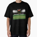 American Football Field Goal And Ball T-Shirt - Custom Art Print Unisex - T-Shirt, Sweatshirt, Hoodie