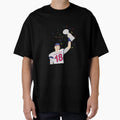 American Football Player Raising Trophy T-Shirt - Novelty Apparel Men Women - T-Shirt, Sweatshirt, Hoodie