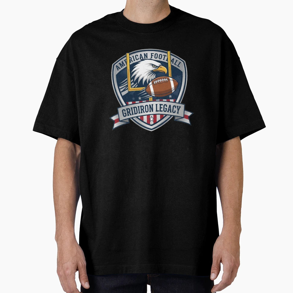 American Football Gridiron Legacy T-Shirt - Graphic Print Men Women - T-Shirt, Sweatshirt, Hoodie