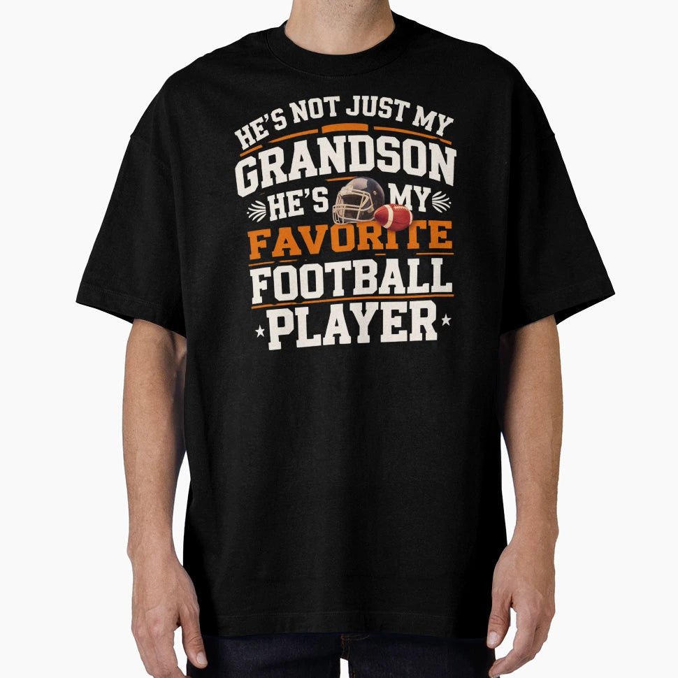 Hes Not Just My Grandson Hes My Favorite T-Shirt - Minimalist Print Unisex - T-Shirt, Sweatshirt, Hoodie