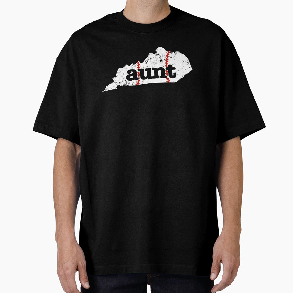 Baseball Aunt Kentucky Fastpitch Aunt T-Shirt - Graphic Print Men Women - T-Shirt, Sweatshirt, Hoodie