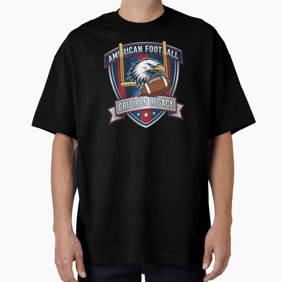 American Football Gridiron Legacy Sports T-Shirt - Graphic Print Unisex - T-Shirt, Sweatshirt, Hoodie