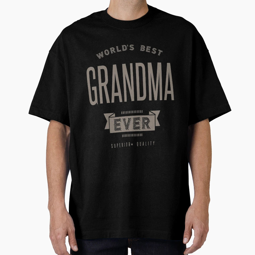 Worlds Best Grandma Ever T-Shirt - Trendy Graphic Unisex - T-Shirt, Sweatshirt, Hoodie