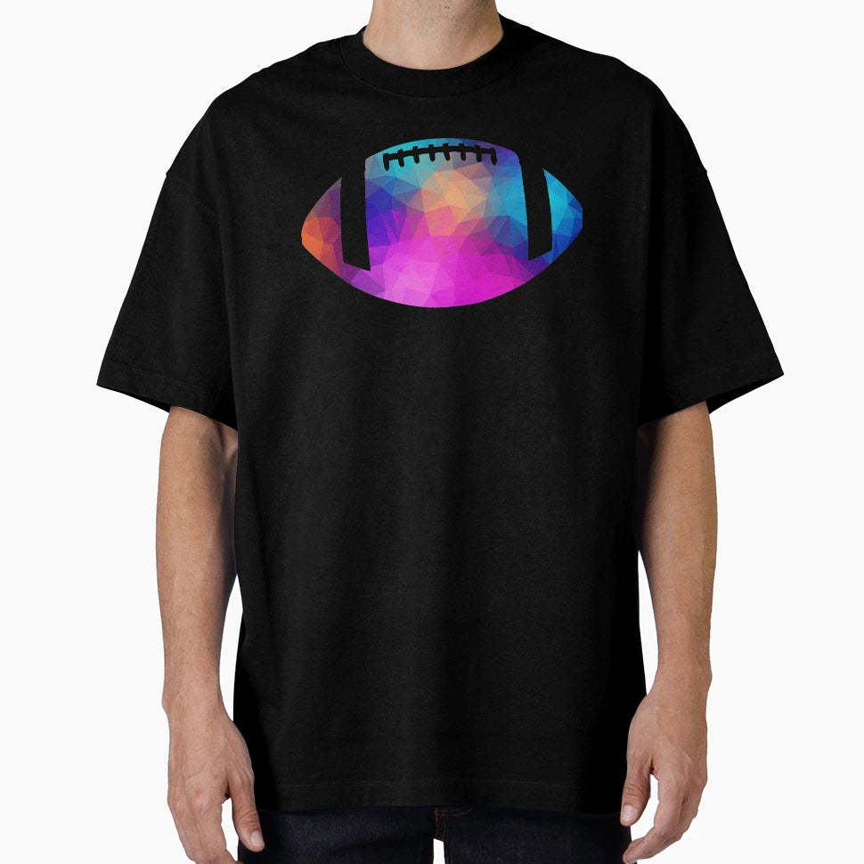 American Football Colorful Art Funny T-Shirt - Custom Art Print Unisex - T-Shirt, Sweatshirt, Hoodie
