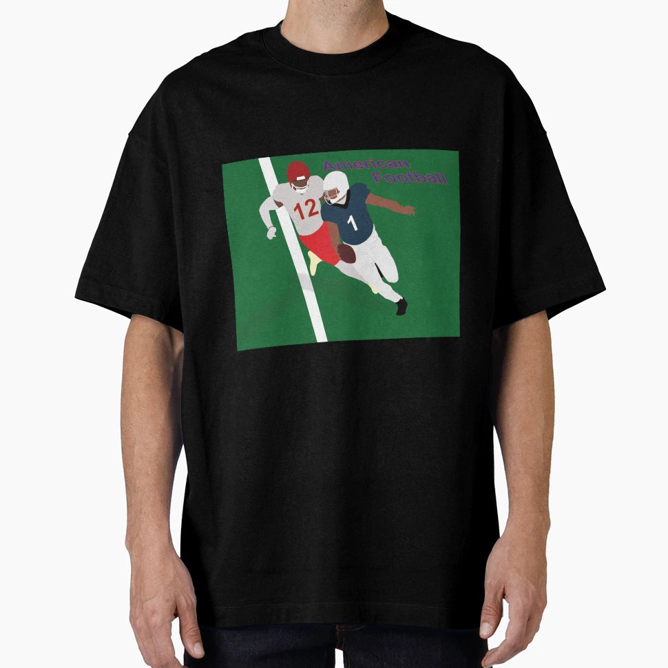 Players While Playing American Football T-Shirt - Trendy Graphic Men Women - T-Shirt, Sweatshirt, Hoodie