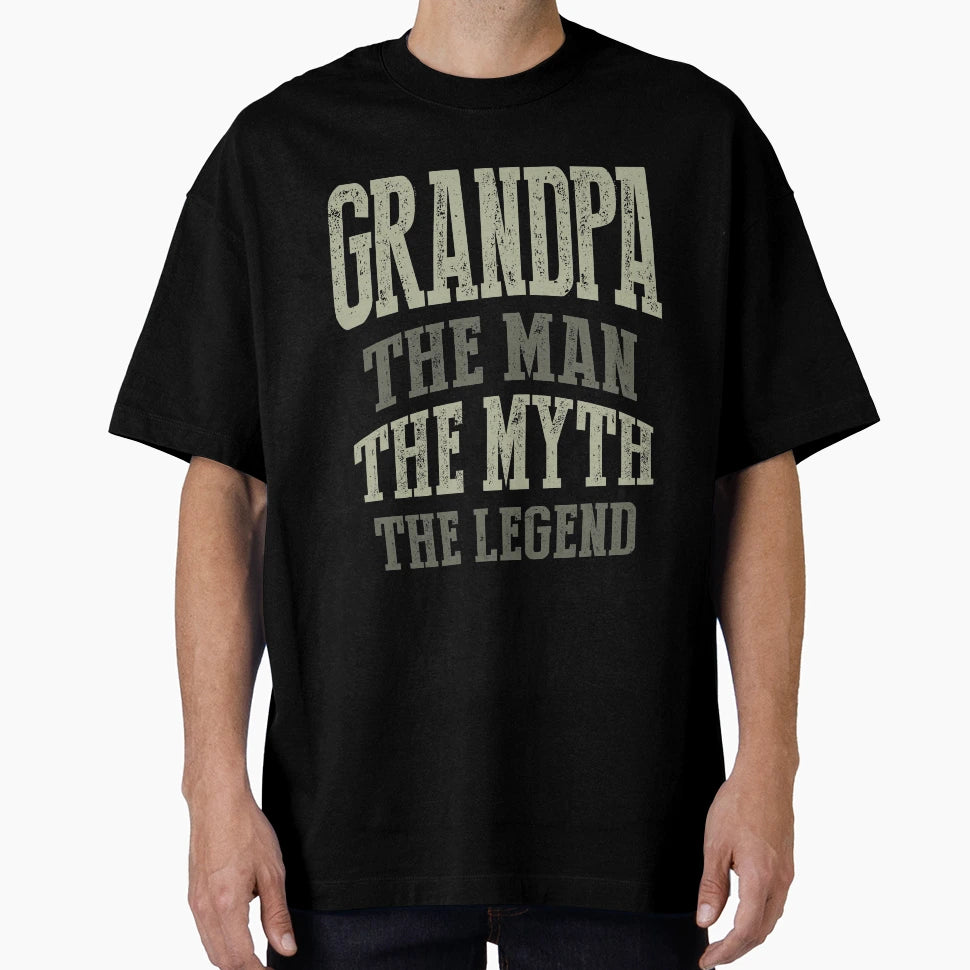 Grandpa Myth Legend T-Shirt - Aesthetic Graphic for Adults - T-Shirt, Sweatshirt, Hoodie