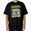 Grandpa Is My Name Grilling Is My Game T-Shirt - Minimalist Print Unisex - T-Shirt, Sweatshirt, Hoodie