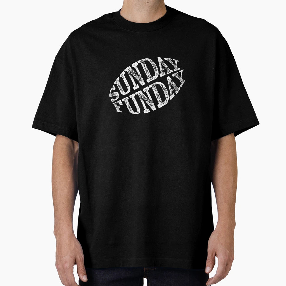 Sunday Funday Football Fan T-Shirt - Aesthetic Graphic for Adults - T-Shirt, Sweatshirt, Hoodie