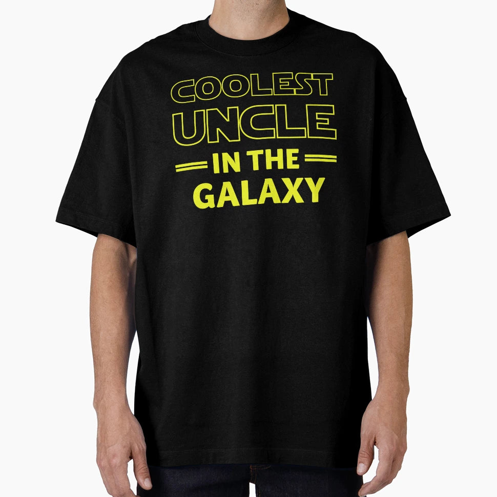Coolest Uncle Galaxy Coolest Uncle T-Shirt - Novelty Apparel for Adults - T-Shirt, Sweatshirt, Hoodie