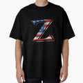 Letter Z Usa Flag Patriotic Wink T-Shirt - Novelty Apparel Men Women - T-Shirt, Sweatshirt, Hoodie
