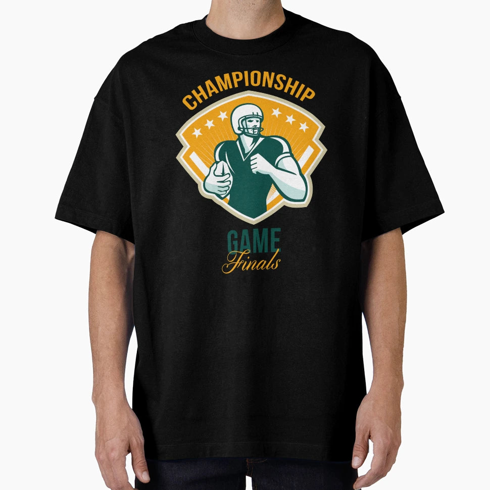 American Football Championship Game T-Shirt - Minimalist Print Unisex - T-Shirt, Sweatshirt, Hoodie