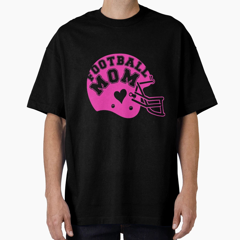 Football Mom Helmet T-Shirt - Fun Novelty Design Unisex - T-Shirt, Sweatshirt, Hoodie