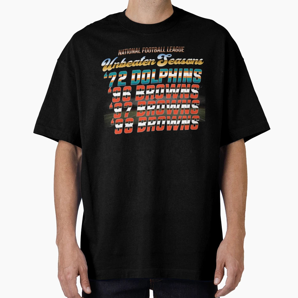 Unbeaten Nfl Seasons T-Shirt - Novelty Apparel Unisex - T-Shirt, Sweatshirt, Hoodie