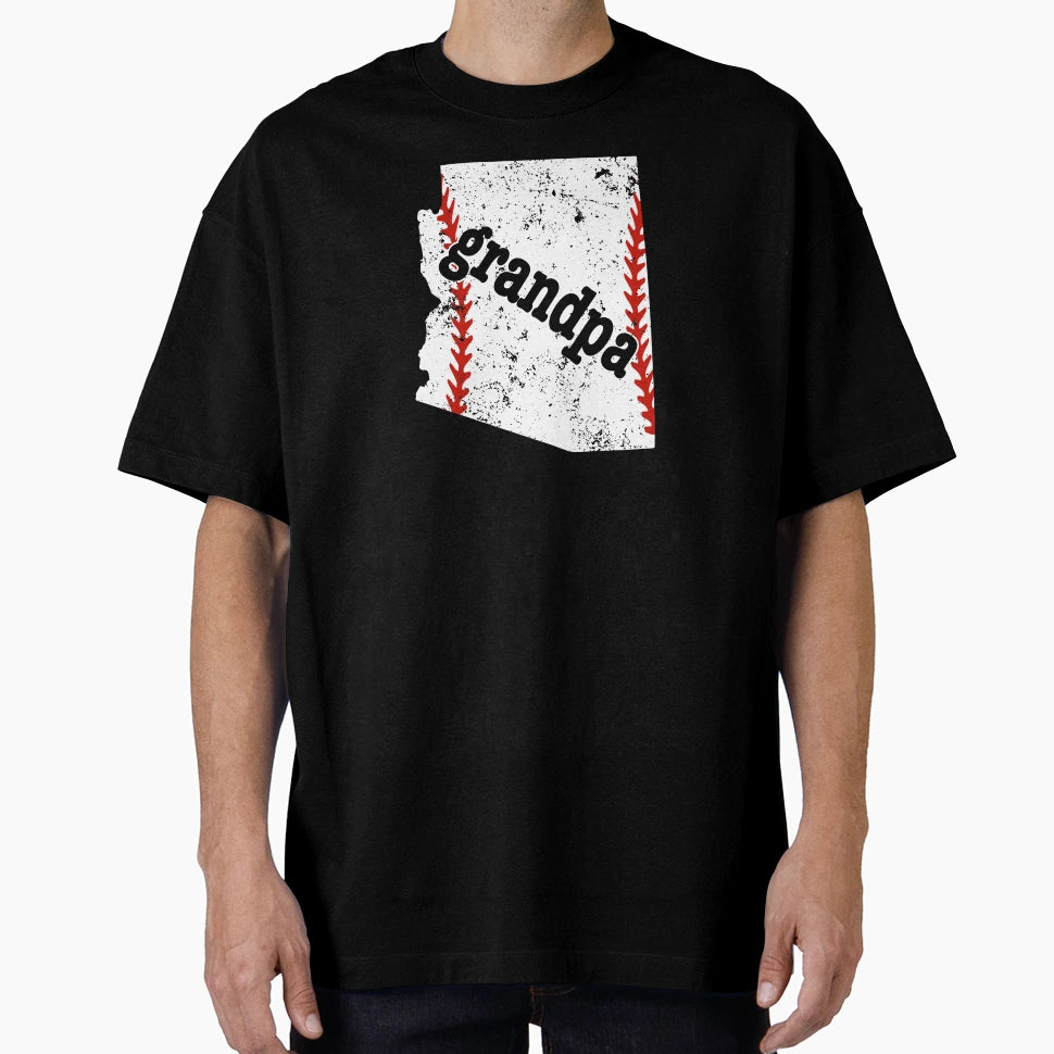 Arizona Baseball Grandpa Softball Grandpa T-Shirt - Minimalist Print Unisex - T-Shirt, Sweatshirt, Hoodie