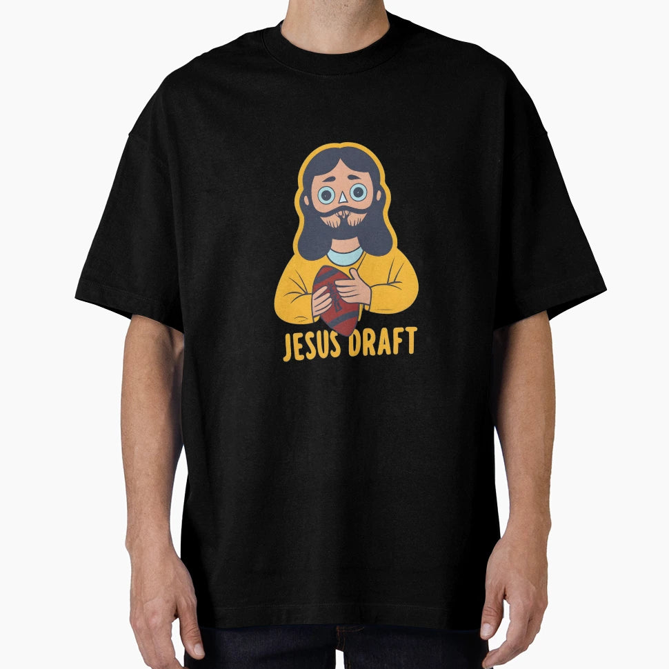Who Would Jesus Draft Christian Fantasy T-Shirt - Unique Graphic Unisex - T-Shirt, Sweatshirt, Hoodie