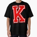 Big Red Letter K T-Shirt - Casual Everyday Wear for Adults - T-Shirt, Sweatshirt, Hoodie