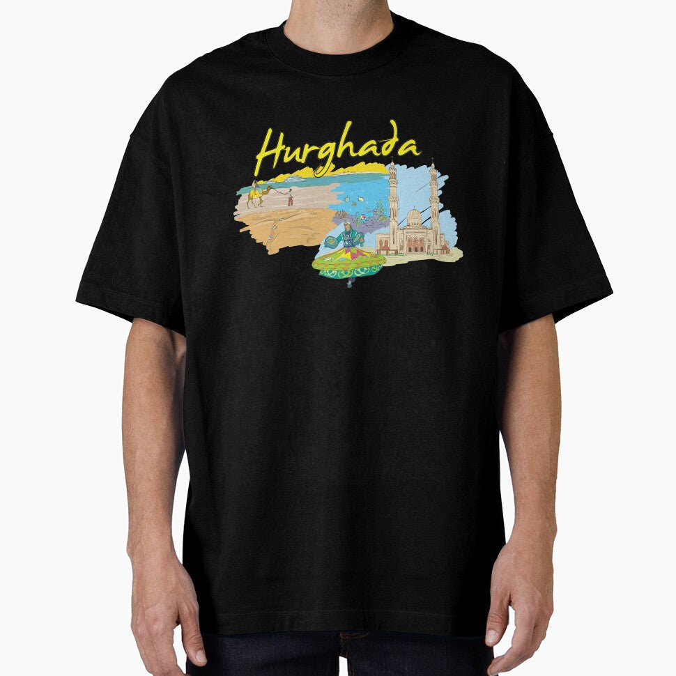 Hurghada Egypt Beautiful Places Around The World by - Adult & Kids T-Shirts, Sweatshirts & Hoodies apparel design preview 1